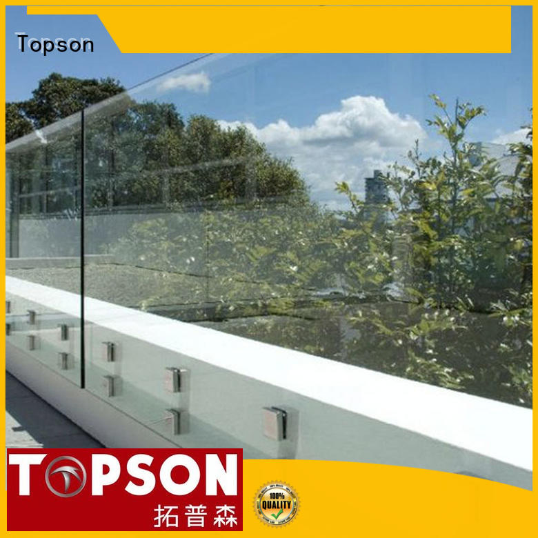 Topson furniture interior glass railing for manufacturer for outdoor