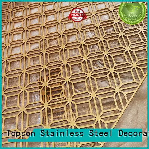 Topson mashrabiya decorative metal mesh screen manufacturers for protection