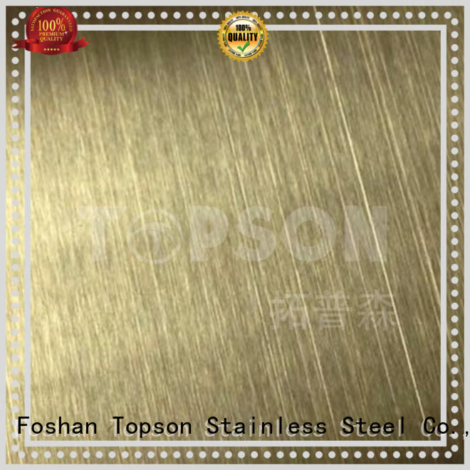Topson mirror mirror stainless steel sheet factory for floor