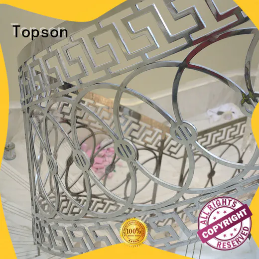 Topson advanced technology stainless steel handrail application for building