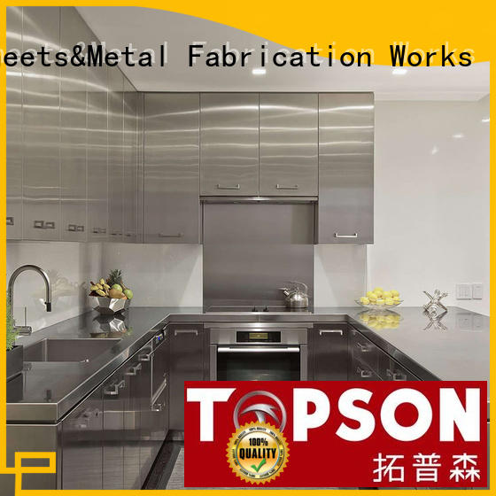 Topson Latest custom stainless steel cabinets oem for building facades
