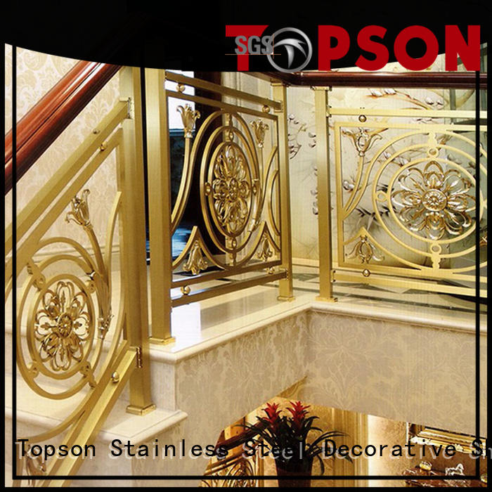 Topson good looking stainless railings improvement for building