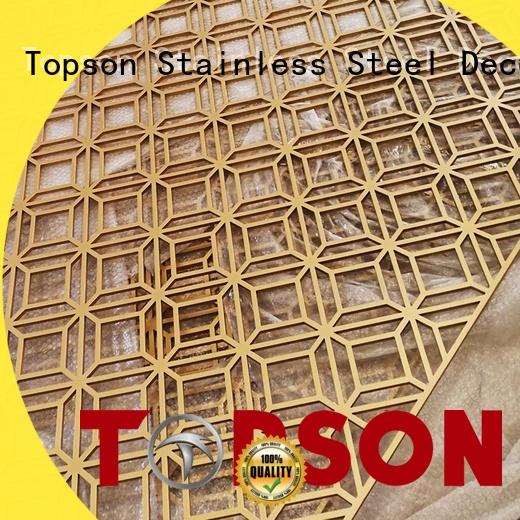 Topson elegant stainless steel screen marketing for landscape architecture