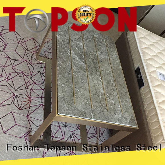 Topson widely used metal furniture manufacturers cabinetstainless for hotel lobby decoration