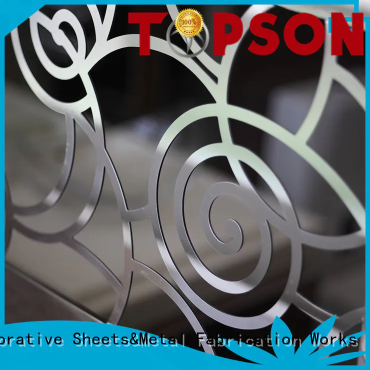 Topson high-tech exterior stainless steel railings Supply for mall