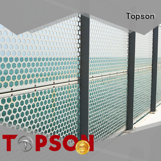 Topson great practicality outdoor metal screen panels for business for protection