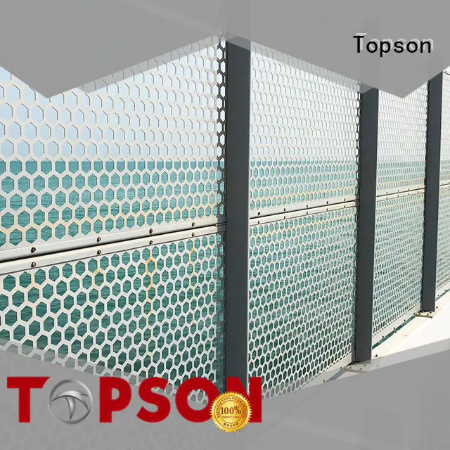 Topson great practicality outdoor metal screen panels for business for protection