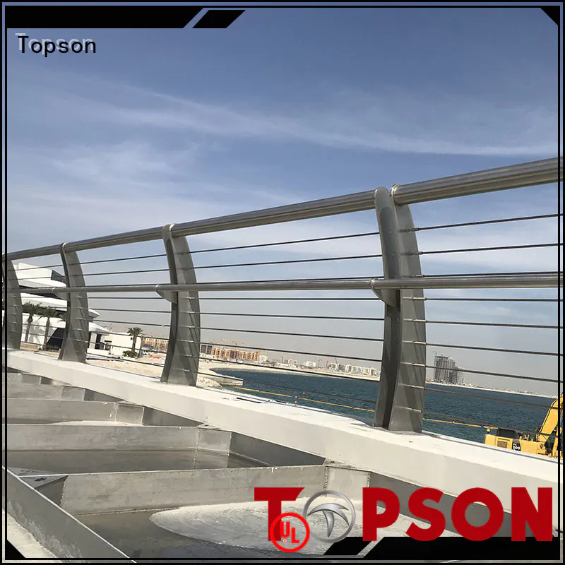 balcony stainless cable railing application for apartment Topson