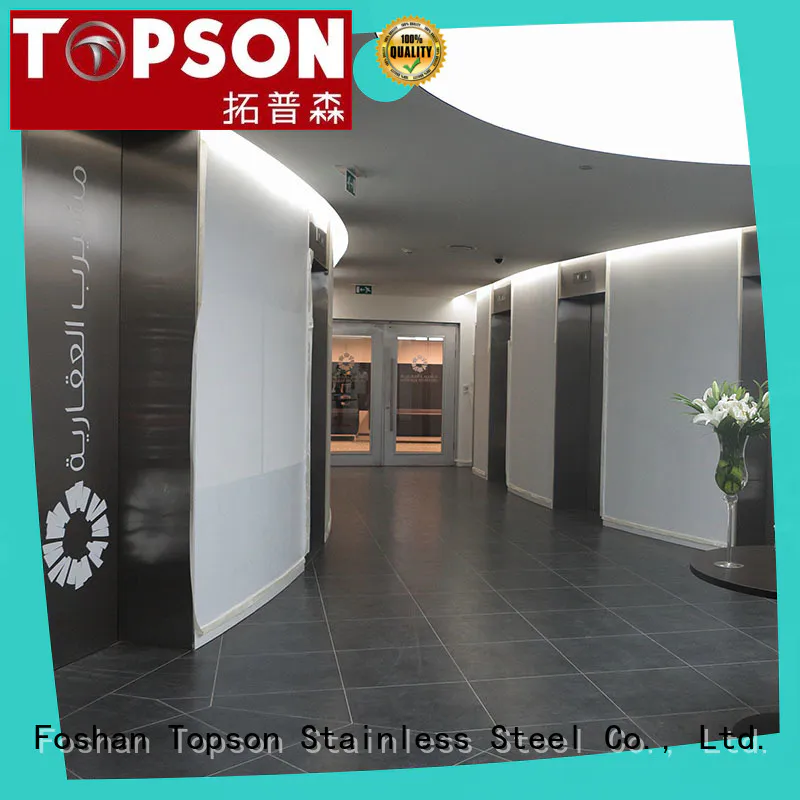 Topson commercial stainless steel door design modern Supply for kitchen decoration