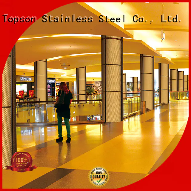 Topson fashion design stainless steel wall cladding decoration for lift