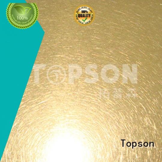 Topson Top stainless sheet sizes for interior wall decoration
