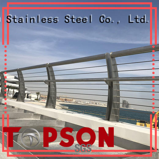Topson good looking stainless cable railing overseas market for tower