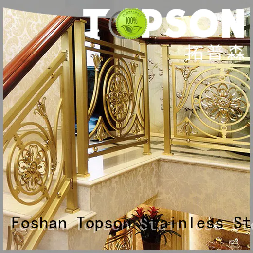 Topson reliable stainless balcony railings for business for hotel