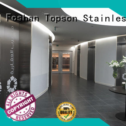 Topson handles metal work supplies for business for building facades