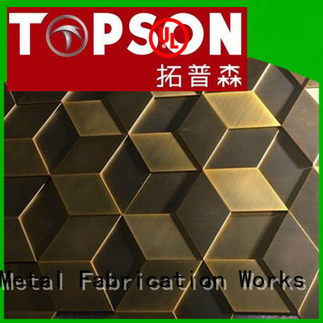Topson stainless metal cladding panels decoration for elevator