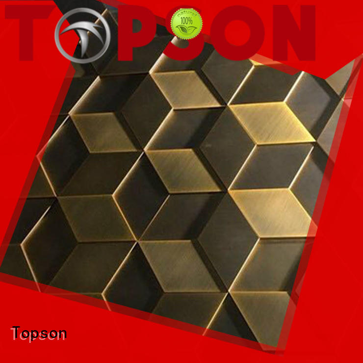 Topson Top stainless cladding Supply for shopping mall