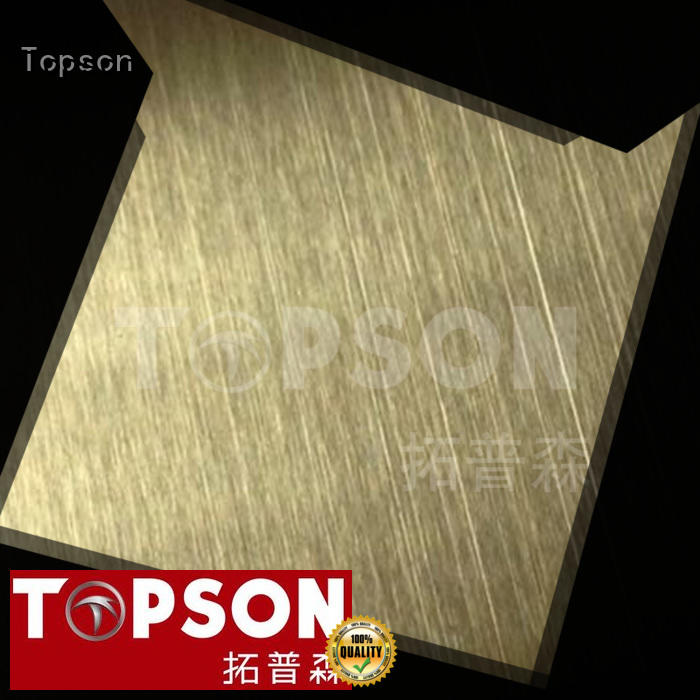hairline decorative stainless steel sheet sheetdecorative for floor Topson