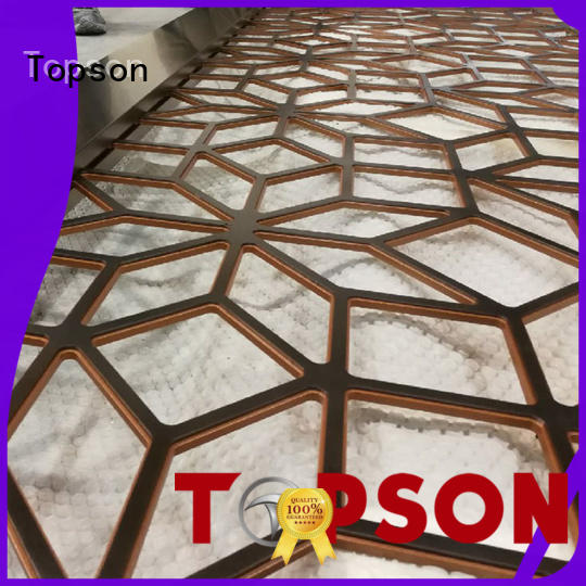 Topson panels perforated metal screens suppliers from manufacturer for landscape architecture