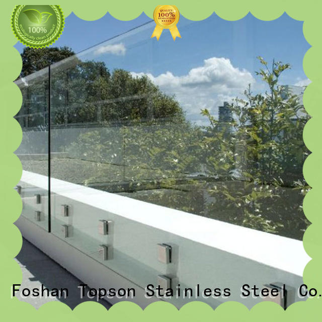 Topson parition interior glass railing for business for hotel