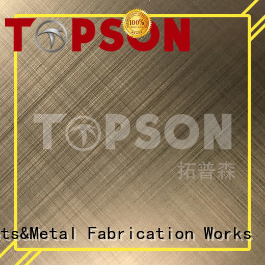 Topson gorgeous mirror polished stainless steel sheet color for partition screens