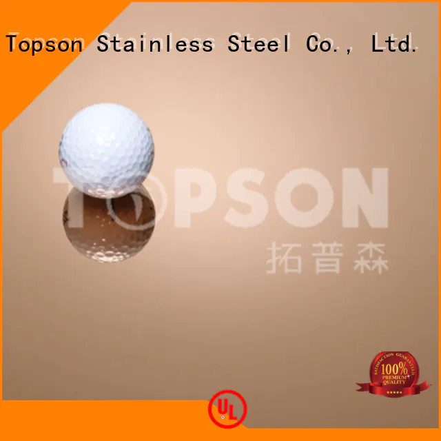 Topson gorgeous mirror stainless steel sheet for business for elevator for escalator decoration