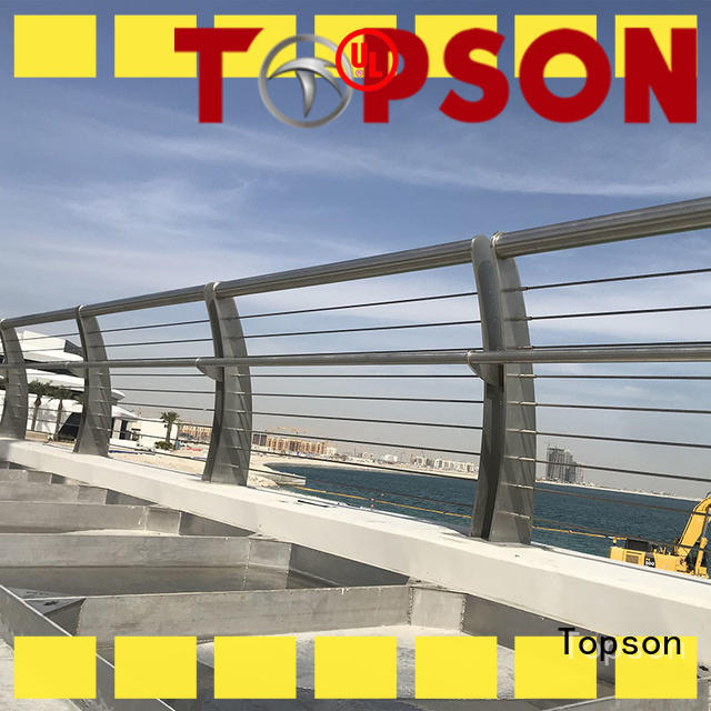 Topson high-quality stainless steel railing workshops for hotel