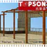 Topson fixed aluminium pergola frame manufacturers for backyard