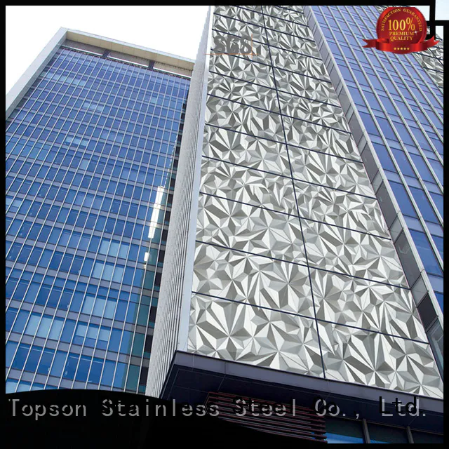 Topson reliable wall cladding designs manufacturers for shopping mall