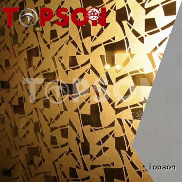 Topson High-quality stainless steel sheet metal suppliers Suppliers for furniture