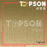 antifingerprint stainless steel sheet metal cost security for interior wall decoration Topson
