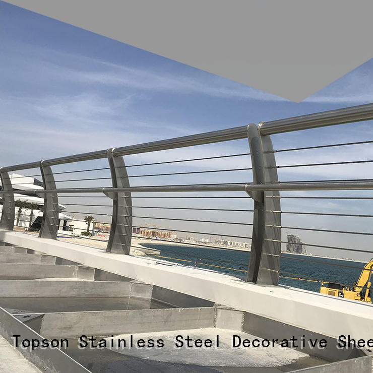 Topson railing stainless steel cable handrail for tower