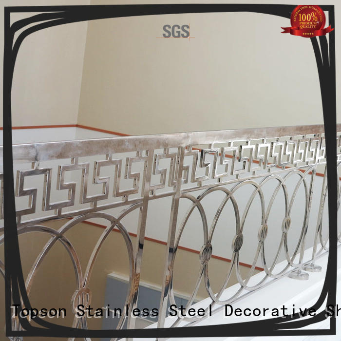 Topson stable stainless steel guardrail systems Suppliers for mall