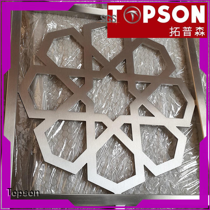 Topson metal screen panels from china for landscape architecture