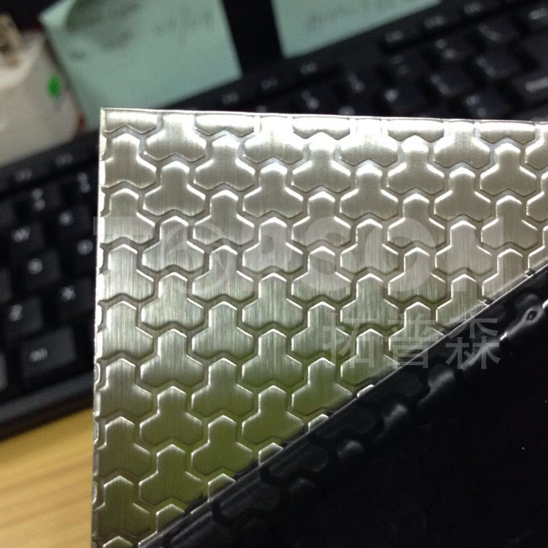 colorful textured stainless steel sheet metal hairline factory for vanity cabinet decoration-4