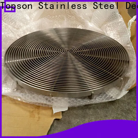 Topson gratingstainless stainless steel diamond grate for business for mall