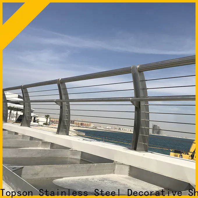 Topson railingsstainless metal roofing work company for apartment