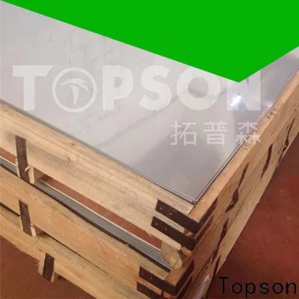 Topson durable brushed stainless steel sheet suppliers Supply for floor