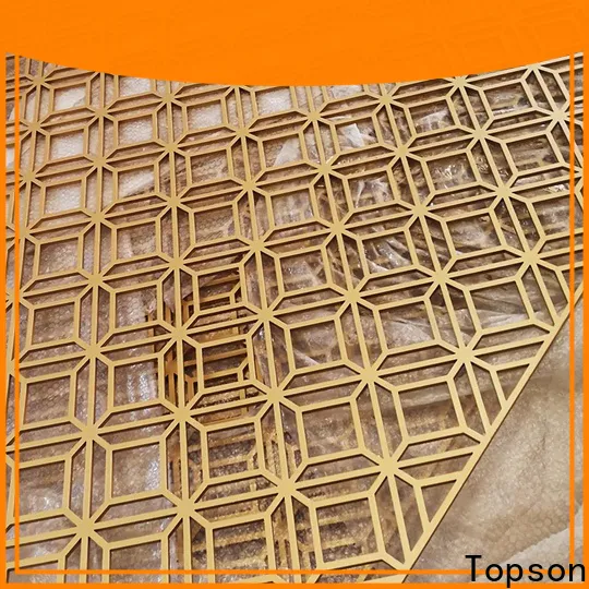 Topson reliable decorative metal screen Suppliers for building faced