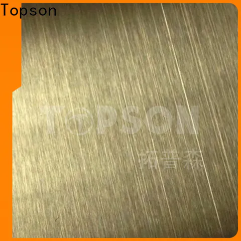 Topson antique black stainless steel sheet metal factory for kitchen
