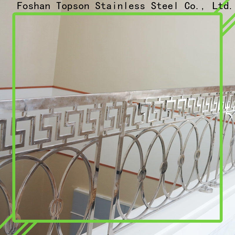 Topson curved glass and steel staircase railing company for building