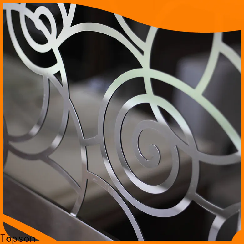 Topson bridge stainless steel wire railing designs factory for mall