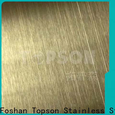 Topson widely used stainless sheet metal Supply for handrail
