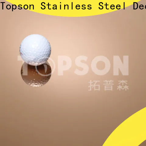 Topson blasted decorative steel sheet metal factory for floor