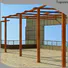 Topson widely used aluminum wall pergola manufacturers for hotel