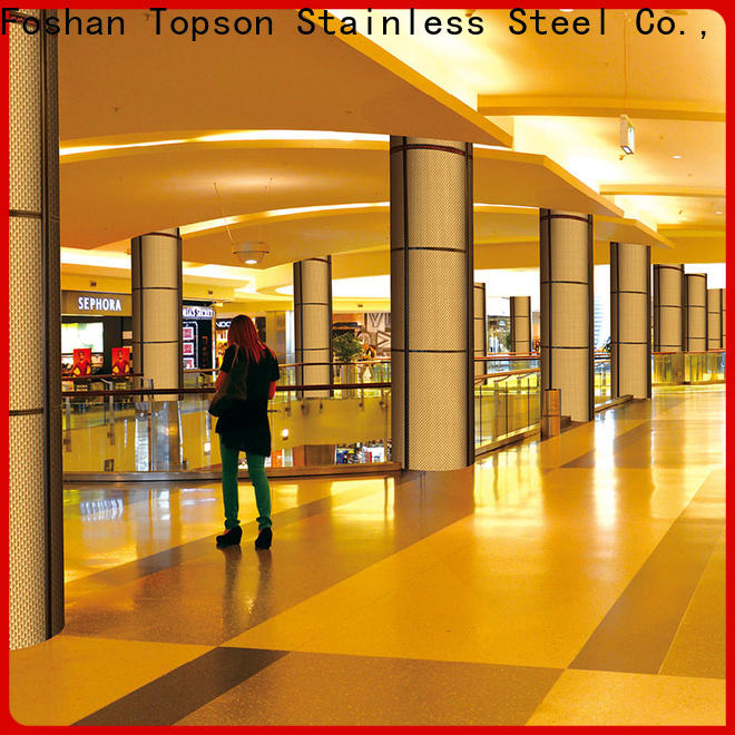 Topson elevator stainless steel wall cladding joining strip factory price for wall
