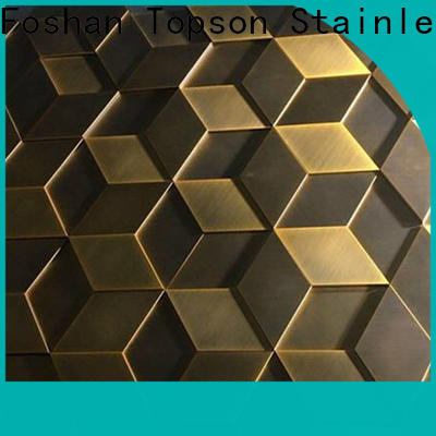 Latest metal cladding manufacturers stainless factory price for shopping mall