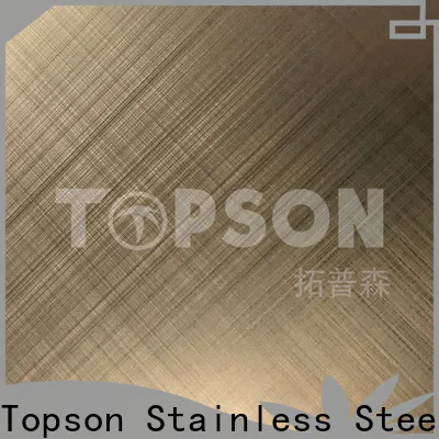 Topson Best embossed stainless sheet China for floor