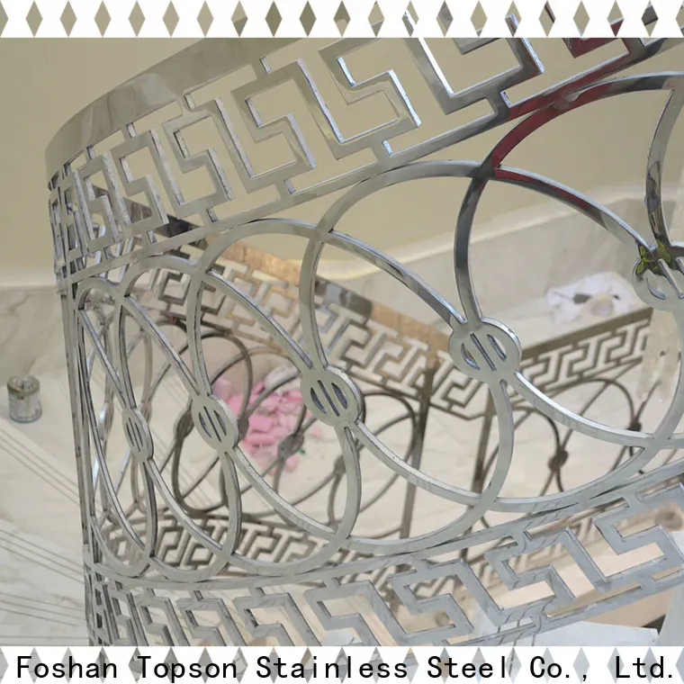 High-quality stainless steel glass railing systems staircase company for tower