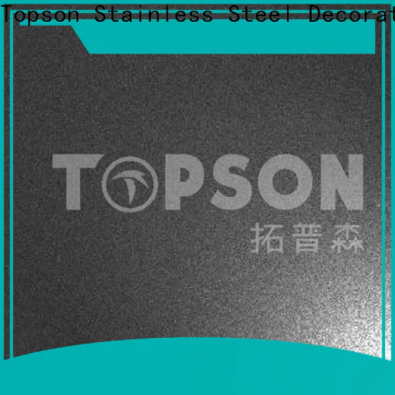 Topson finish brushed stainless sheet manufacturers for furniture