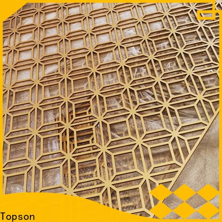 Topson steel perforated mesh screen Suppliers for curtail wall